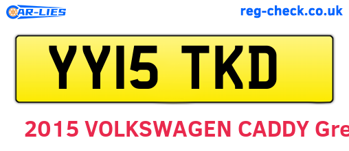 YY15TKD are the vehicle registration plates.