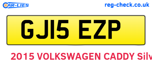 GJ15EZP are the vehicle registration plates.