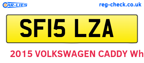 SF15LZA are the vehicle registration plates.