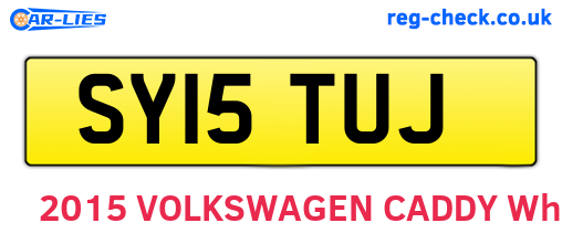 SY15TUJ are the vehicle registration plates.