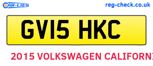 GV15HKC are the vehicle registration plates.