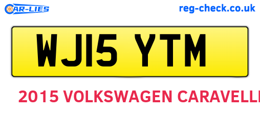 WJ15YTM are the vehicle registration plates.