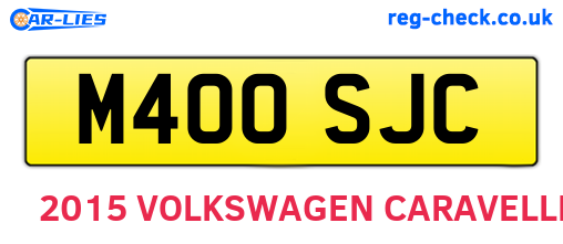 M400SJC are the vehicle registration plates.