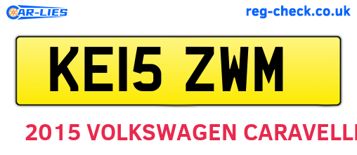 KE15ZWM are the vehicle registration plates.