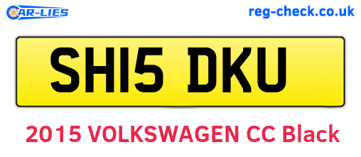 SH15DKU are the vehicle registration plates.