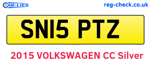 SN15PTZ are the vehicle registration plates.