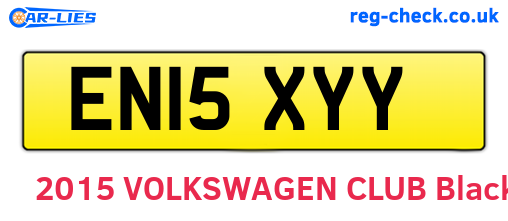 EN15XYY are the vehicle registration plates.