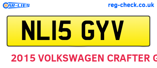 NL15GYV are the vehicle registration plates.