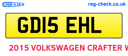 GD15EHL are the vehicle registration plates.