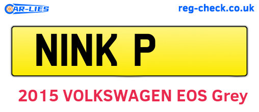 N1NKP are the vehicle registration plates.