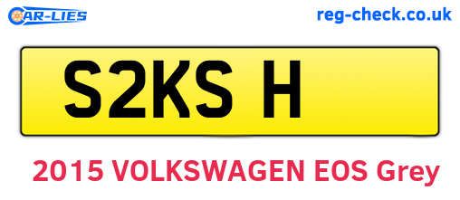 S2KSH are the vehicle registration plates.