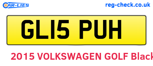 GL15PUH are the vehicle registration plates.