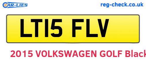 LT15FLV are the vehicle registration plates.