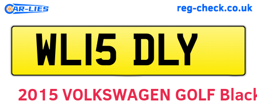 WL15DLY are the vehicle registration plates.