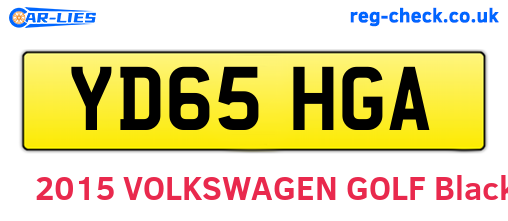 YD65HGA are the vehicle registration plates.
