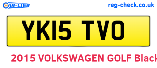 YK15TVO are the vehicle registration plates.