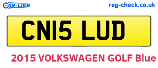CN15LUD are the vehicle registration plates.