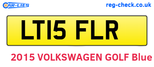 LT15FLR are the vehicle registration plates.