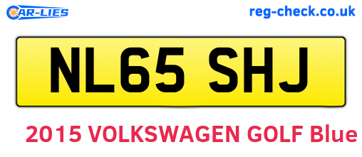 NL65SHJ are the vehicle registration plates.