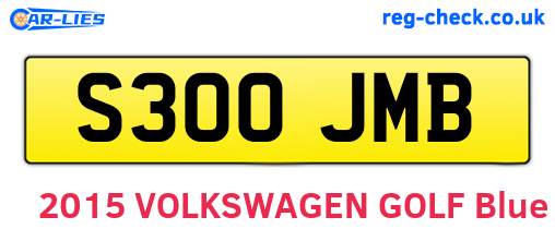 S300JMB are the vehicle registration plates.
