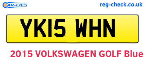 YK15WHN are the vehicle registration plates.