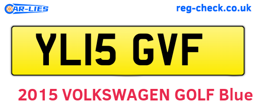 YL15GVF are the vehicle registration plates.