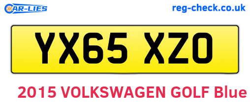 YX65XZO are the vehicle registration plates.