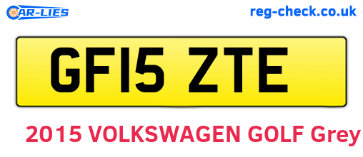 GF15ZTE are the vehicle registration plates.