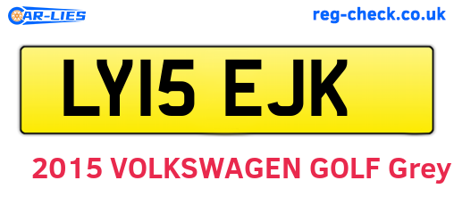 LY15EJK are the vehicle registration plates.