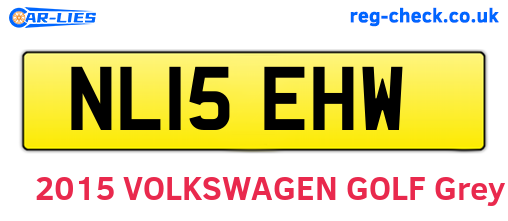 NL15EHW are the vehicle registration plates.