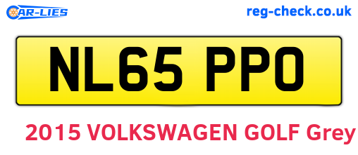 NL65PPO are the vehicle registration plates.