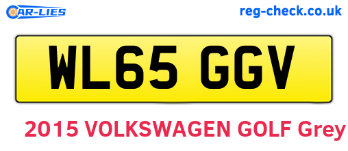 WL65GGV are the vehicle registration plates.