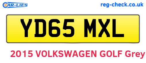 YD65MXL are the vehicle registration plates.