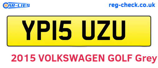 YP15UZU are the vehicle registration plates.