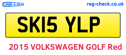 SK15YLP are the vehicle registration plates.