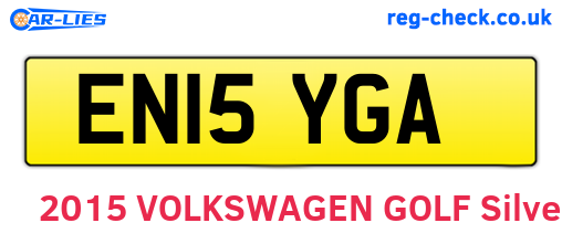 EN15YGA are the vehicle registration plates.