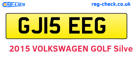 GJ15EEG are the vehicle registration plates.