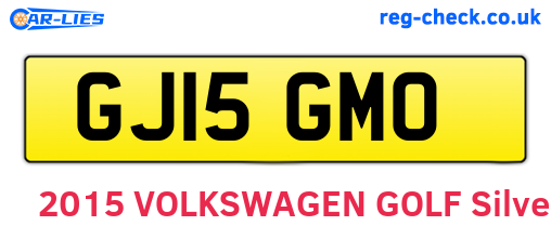 GJ15GMO are the vehicle registration plates.