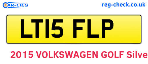 LT15FLP are the vehicle registration plates.