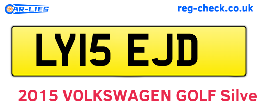 LY15EJD are the vehicle registration plates.