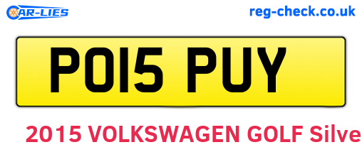 PO15PUY are the vehicle registration plates.