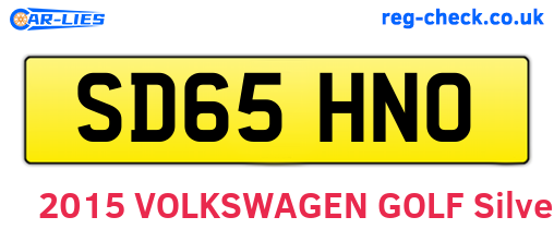 SD65HNO are the vehicle registration plates.