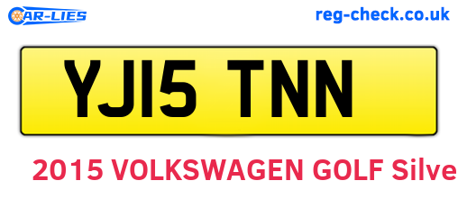 YJ15TNN are the vehicle registration plates.