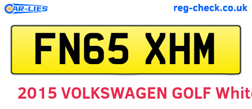 FN65XHM are the vehicle registration plates.