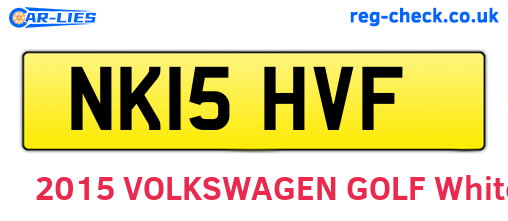 NK15HVF are the vehicle registration plates.