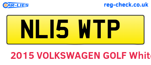 NL15WTP are the vehicle registration plates.