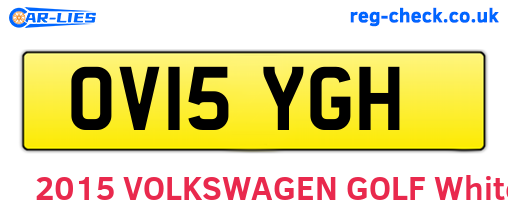 OV15YGH are the vehicle registration plates.