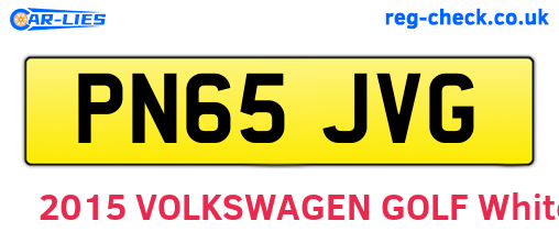 PN65JVG are the vehicle registration plates.
