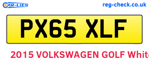 PX65XLF are the vehicle registration plates.