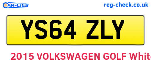 YS64ZLY are the vehicle registration plates.